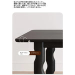 アッシュ材のモダンデザインテーブル - シンプルでスタイリッシュなダイニングテーブル hmr-4781