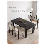 アッシュ材のモダンデザインテーブル - シンプルでスタイリッシュなダイニングテーブル hmr-4781