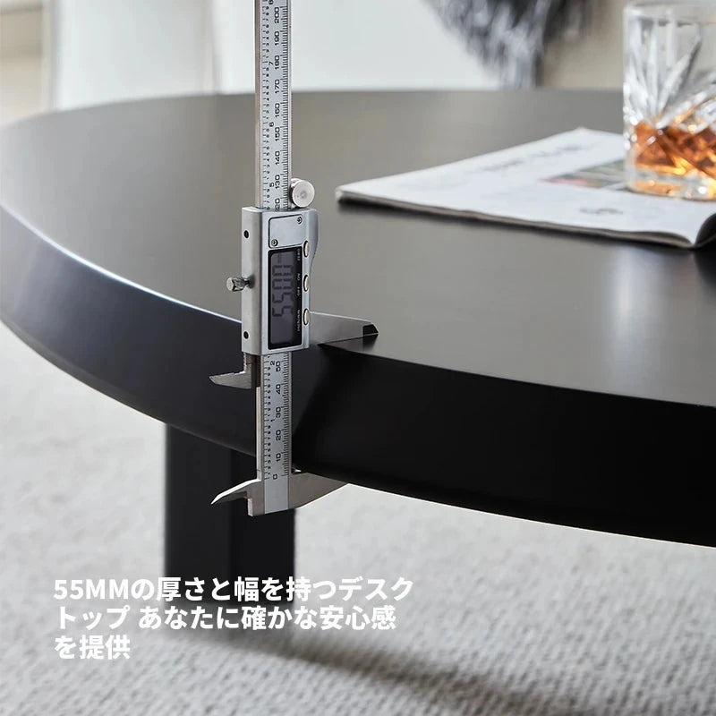 アッシュ材使用のスタイリッシュセンターテーブル - リビングに新しい楽しさをプラスする広々とした天板 hmr-4787