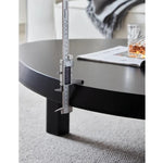 アッシュ材使用のスタイリッシュセンターテーブル - リビングに新しい楽しさをプラスする広々とした天板 hmr-4787