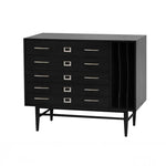 スタイリッシュな多層板とステンレス製キャビネット - 収納力抜群のモダンデザイン家具 hmr-4788