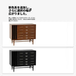 スタイリッシュな多層板とステンレス製キャビネット - 収納力抜群のモダンデザイン家具 hmr-4788