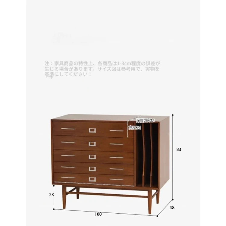 スタイリッシュな多層板とステンレス製キャビネット - 収納力抜群のモダンデザイン家具 hmr-4788