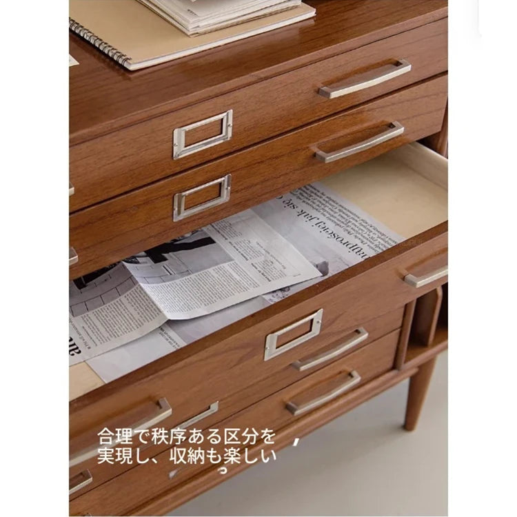 スタイリッシュな多層板とステンレス製キャビネット - 収納力抜群のモダンデザイン家具 hmr-4788