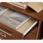 スタイリッシュな多層板とステンレス製キャビネット - 収納力抜群のモダンデザイン家具 hmr-4788