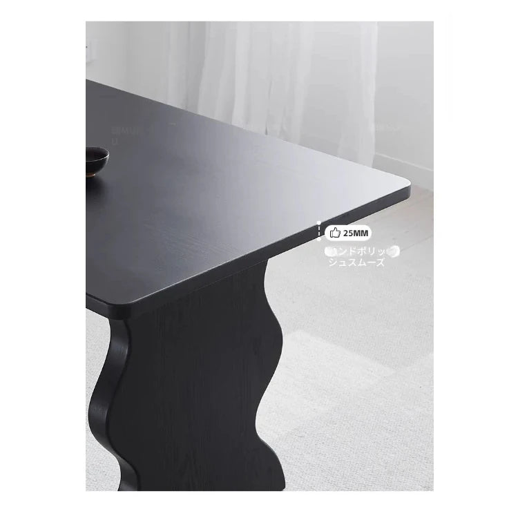 シンプルモダンなアッシュ材テーブル - 洗練されたデザインで、どんなインテリアにもぴったりの食卓 hmr-4789