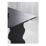 シンプルモダンなアッシュ材テーブル - 洗練されたデザインで、どんなインテリアにもぴったりの食卓 hmr-4789