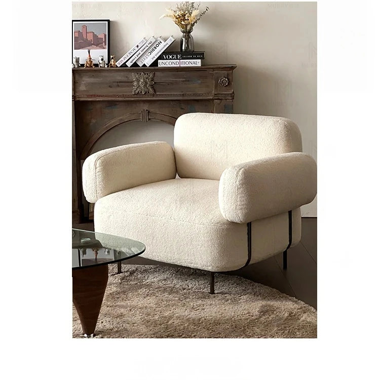 ステンレス製現代的なデザインチェア | おしゃれなリビングルームに最適 | 快適な座り心地 hmr-4791