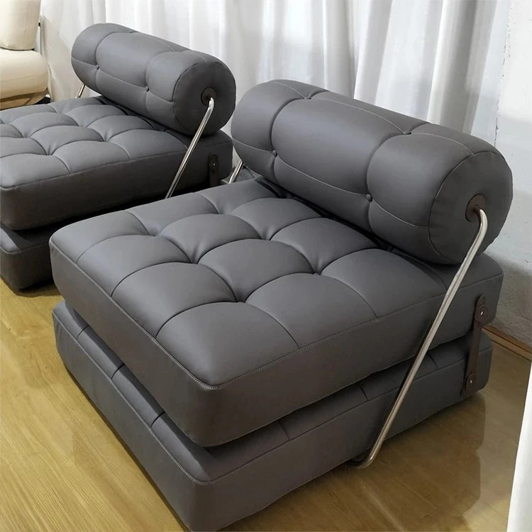 ラテックス合成皮革 PUレザー製、快適さとスタイルを兼ね備えたモダンソファー - おしゃれなリビングの必需品! hmr-4797