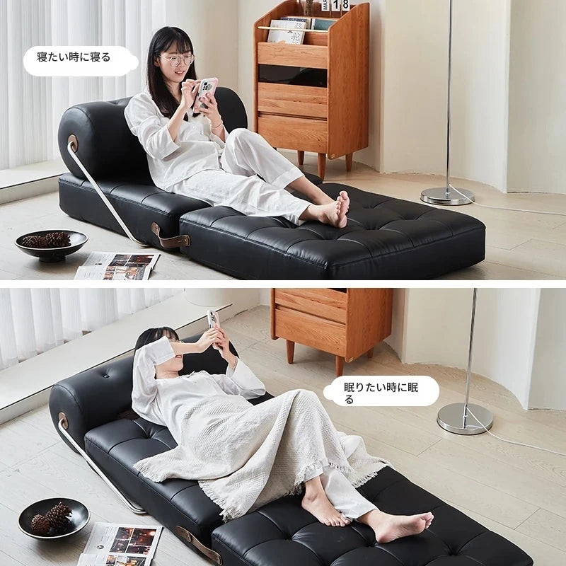 ラテックス合成皮革 PUレザー製、快適さとスタイルを兼ね備えたモダンソファー - おしゃれなリビングの必需品! hmr-4797