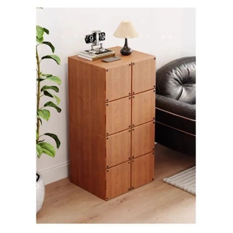 アッシュ材のナイトテーブル - モダンでシンプルなデザイン、収納力抜群のインテリア家具 hmr-4803