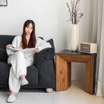 パイン材モダンデザインセンターテーブル|北欧スタイルインテリアに最適 hms-4049