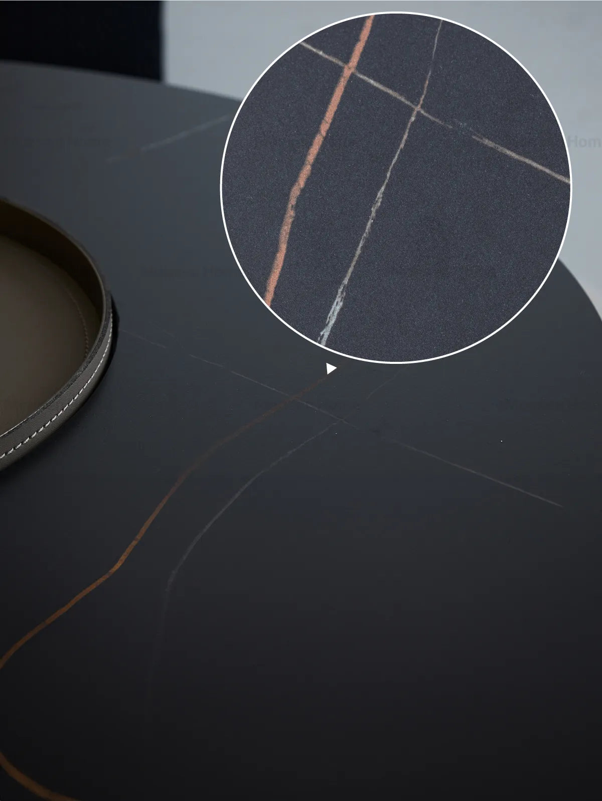 高級感あふれるモダンセンターテーブル|セラミック&合成皮革×ステンレスデザイン hms-4051