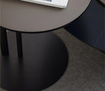 高級感あふれるモダンセンターテーブル|セラミック&合成皮革×ステンレスデザイン hms-4051