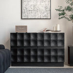 北欧風デザインキャビネット|アッシュ材質感のあるスタイリッシュ収納家具 hms-4052