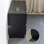 北欧風デザインキャビネット|アッシュ材質感のあるスタイリッシュ収納家具 hms-4052