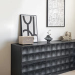 北欧風デザインキャビネット|アッシュ材質感のあるスタイリッシュ収納家具 hms-4052