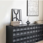 北欧風デザインキャビネット|アッシュ材質感のあるスタイリッシュ収納家具 hms-4052