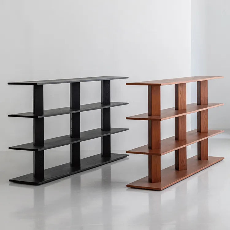 モダンデザインアッシュ材ラック - あなたのセンスを引き立てる多層板シェルフ hms-4066