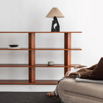 モダンデザインアッシュ材ラック - あなたのセンスを引き立てる多層板シェルフ hms-4066