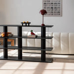 モダンデザインアッシュ材ラック - あなたのセンスを引き立てる多層板シェルフ hms-4066