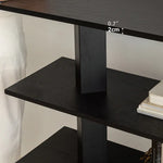 モダンデザインアッシュ材ラック - あなたのセンスを引き立てる多層板シェルフ hms-4066