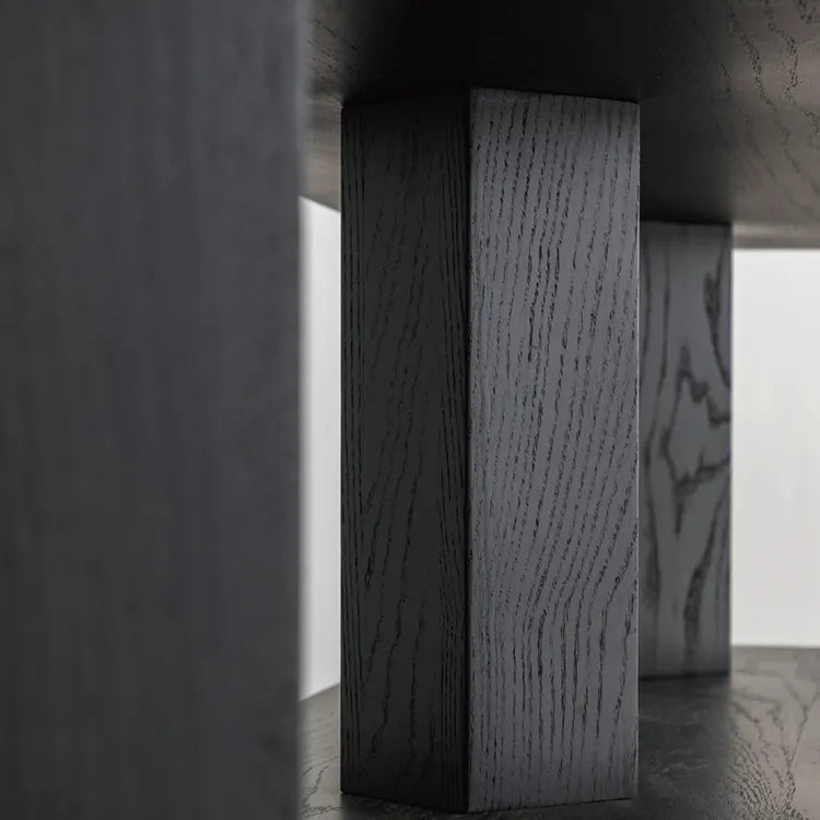 モダンデザインアッシュ材ラック - あなたのセンスを引き立てる多層板シェルフ hms-4066