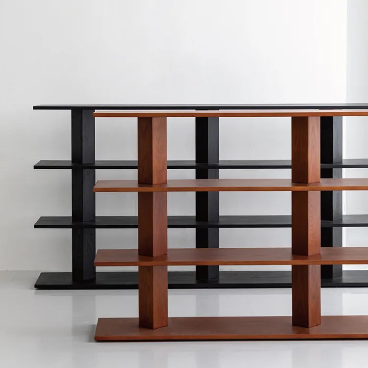 モダンデザインアッシュ材ラック - あなたのセンスを引き立てる多層板シェルフ hms-4066