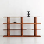 モダンデザインアッシュ材ラック - あなたのセンスを引き立てる多層板シェルフ hms-4066