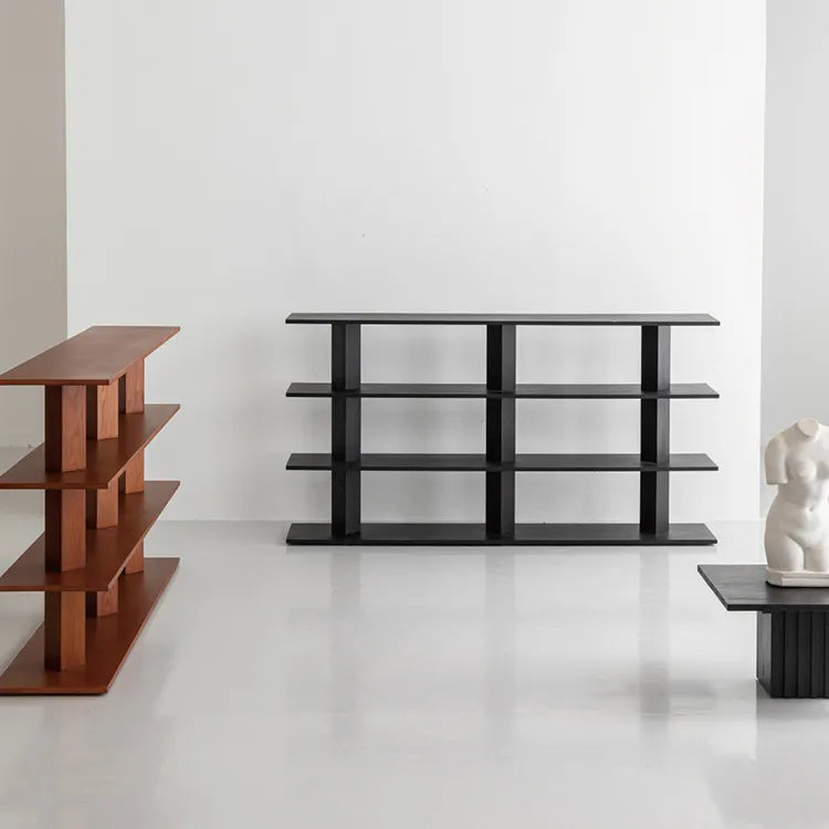 モダンデザインアッシュ材ラック - あなたのセンスを引き立てる多層板シェルフ hms-4066