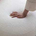 シープボア素材の快適チェア|モダンラグジュアリーデザイン hms-4074