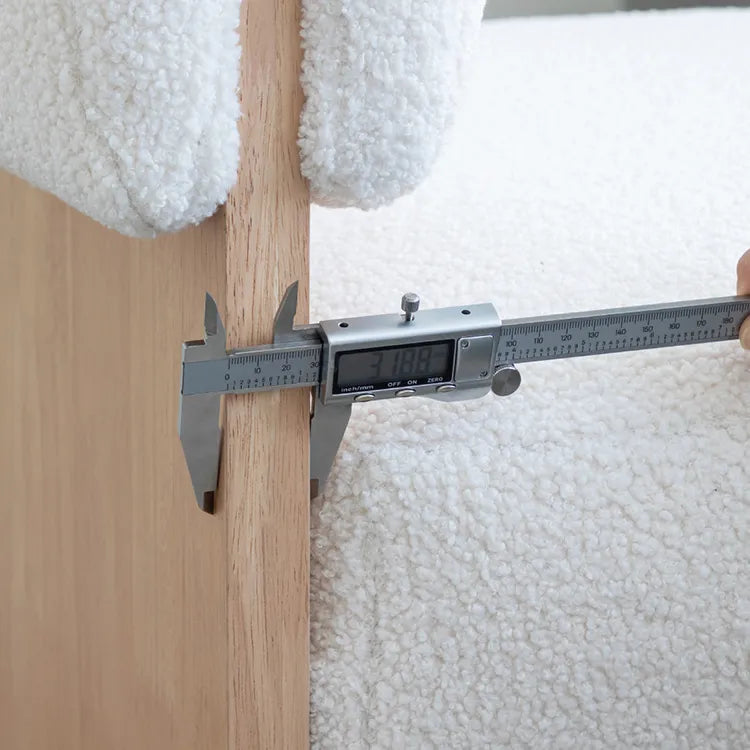 シープボア素材の快適チェア|モダンラグジュアリーデザイン hms-4074