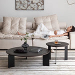 モダンなアイアン製センターテーブル|エレガントなリビングのアクセントに最適 hms-4076