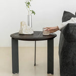 モダンなアイアン製センターテーブル|エレガントなリビングのアクセントに最適 hms-4076