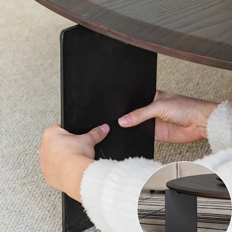 モダンなアイアン製センターテーブル|エレガントなリビングのアクセントに最適 hms-4076