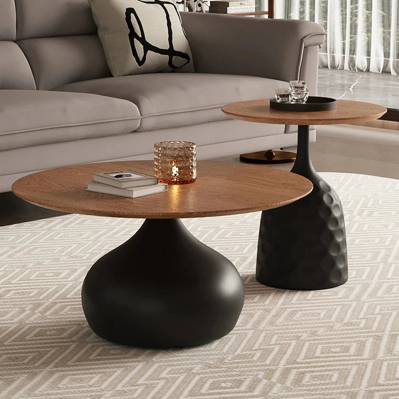 アッシュ材センターテーブル|モダンデザインのリビングテーブル|洗練されたインテリアに最適 hmsf-4664