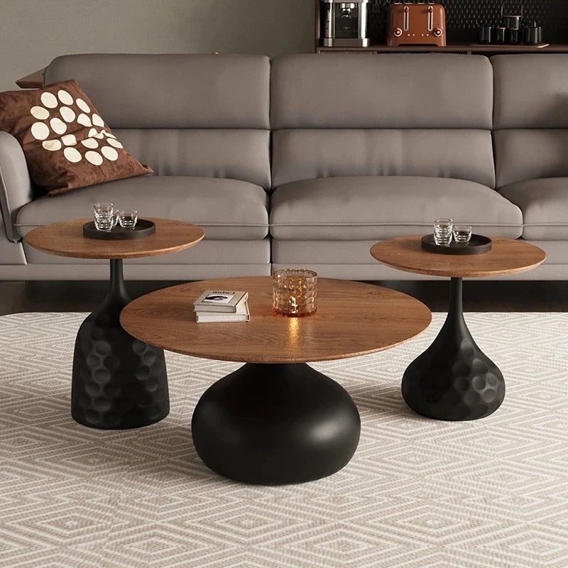 アッシュ材センターテーブル|モダンデザインのリビングテーブル|洗練されたインテリアに最適 hmsf-4664