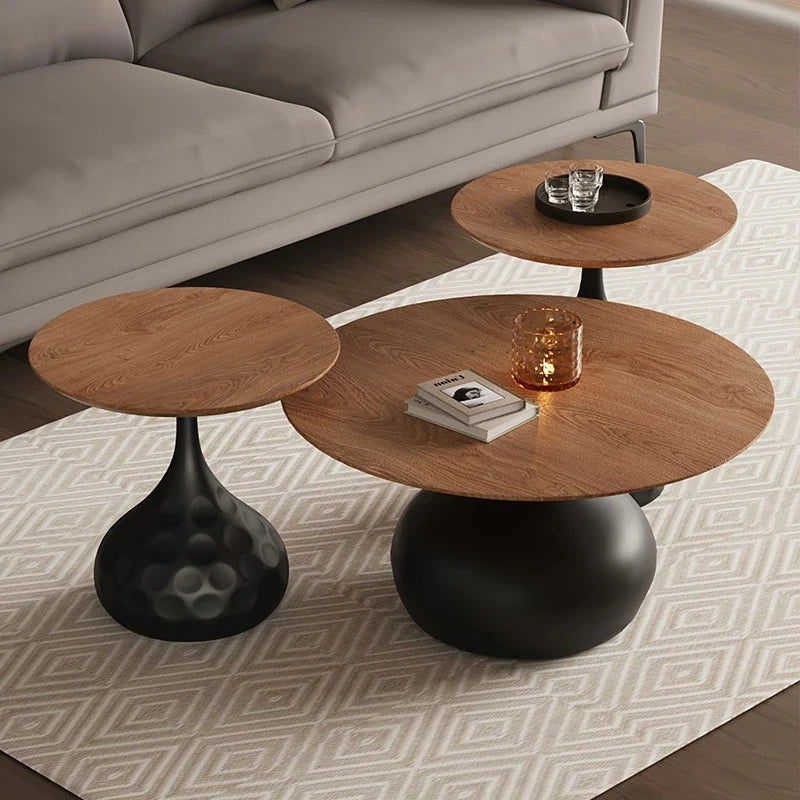 アッシュ材センターテーブル|モダンデザインのリビングテーブル|洗練されたインテリアに最適 hmsf-4664