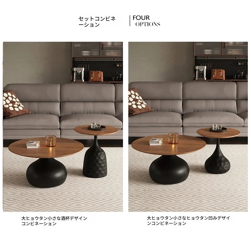 アッシュ材センターテーブル|モダンデザインのリビングテーブル|洗練されたインテリアに最適 hmsf-4664