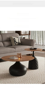 アッシュ材センターテーブル|モダンデザインのリビングテーブル|洗練されたインテリアに最適 hmsf-4664