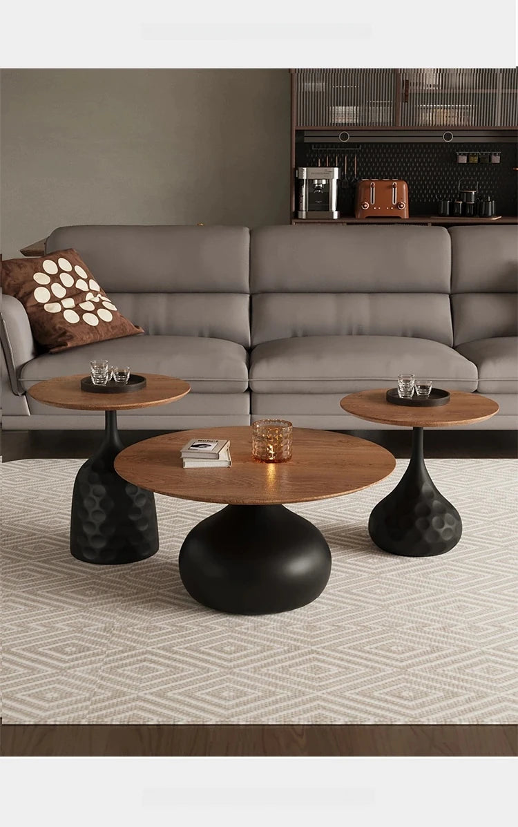 アッシュ材センターテーブル|モダンデザインのリビングテーブル|洗練されたインテリアに最適 hmsf-4664