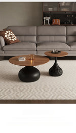 アッシュ材センターテーブル|モダンデザインのリビングテーブル|洗練されたインテリアに最適 hmsf-4664