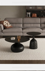 アッシュ材センターテーブル|モダンデザインのリビングテーブル|洗練されたインテリアに最適 hmsf-4664