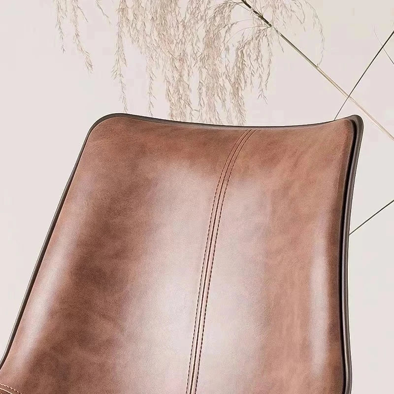 スタイリッシュなGFRP PUレザー製チェア - モダンデザインで快適な座り心地! hmsf-4666