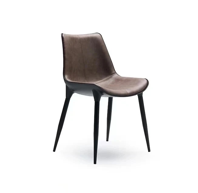 スタイリッシュなGFRP PUレザー製チェア - モダンデザインで快適な座り心地! hmsf-4666