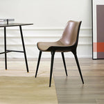 スタイリッシュなGFRP PUレザー製チェア - モダンデザインで快適な座り心地! hmsf-4666