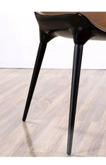 スタイリッシュなGFRP PUレザー製チェア - モダンデザインで快適な座り心地! hmsf-4666