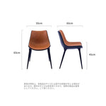 スタイリッシュなGFRP PUレザー製チェア - モダンデザインで快適な座り心地! hmsf-4666