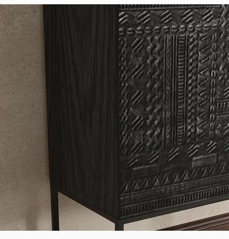 アッシュ材アクリル製のスタイリッシュキャビネット - モダンなデザインでお部屋を演出! hmsf-4669