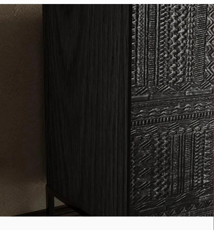 高級無垢材アクリルキャビネット - モダンデザインと収納力を兼ね備えたスタイリッシュな家具 hmsf-4670